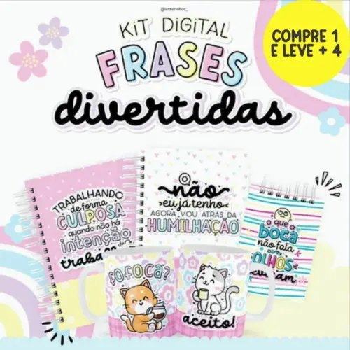 Kit Digital Frases Divertidas