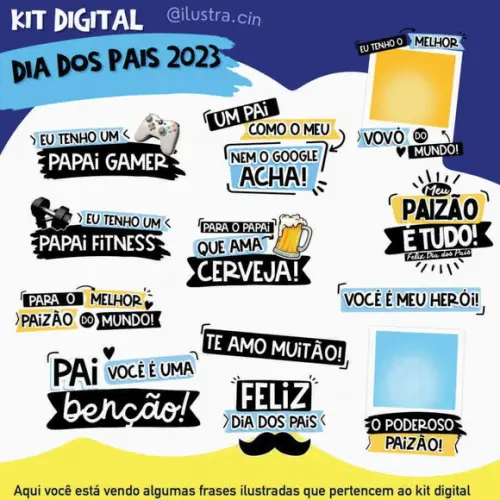 Kit Digital Mimos Dia dos Pais