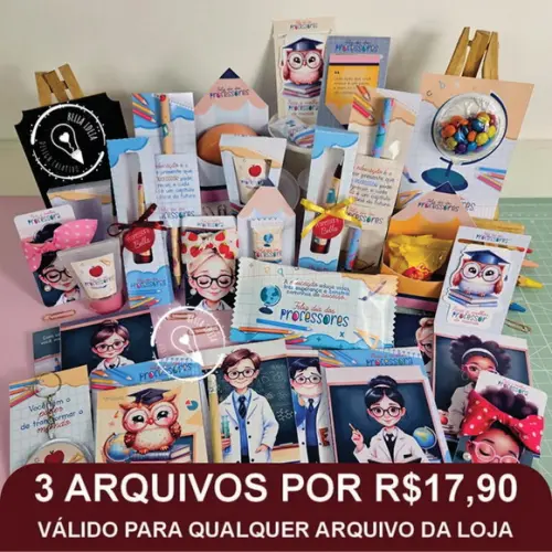 Kit Digital Mimos Dia dos Professores 2024