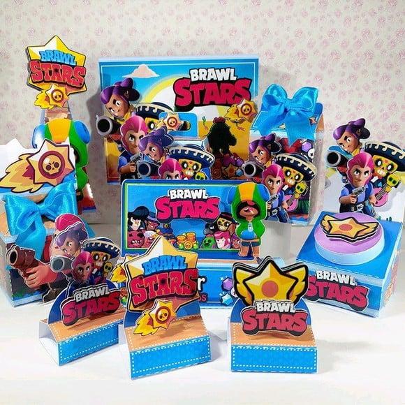 Kit Festal Brawl Stars (arquivo de Corte)