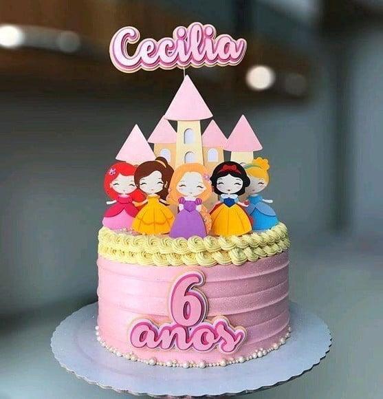 Topo Princesas Cute