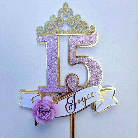 Topo de Bolo 15 Anos