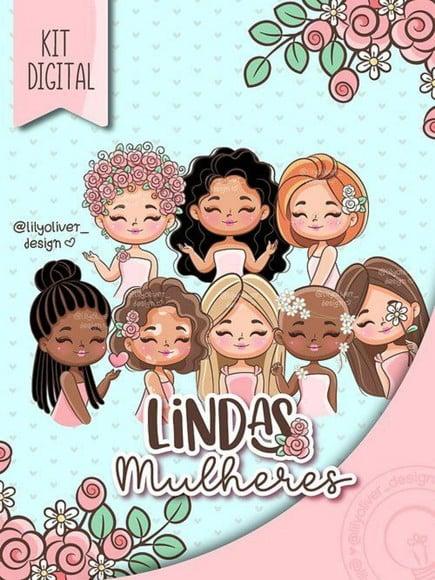 Kit Digital Mulheres Lindas