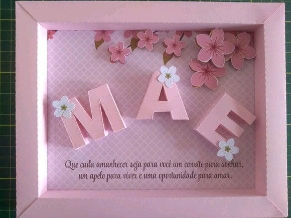 Quadro 3d Dia das Mães