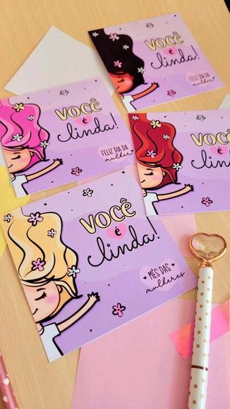 Card Mês da Mulher