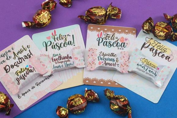 Card c/ Balinha de Páscoa