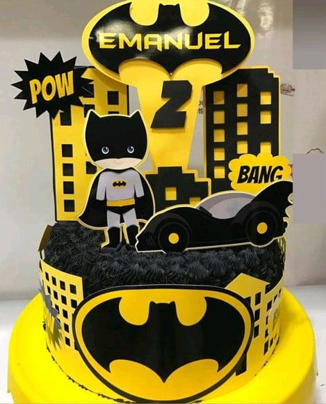 Topo de Bolo Batman Cute