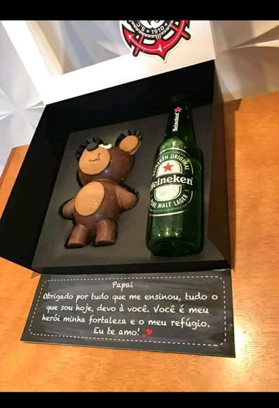 Cx Urso com Bebida