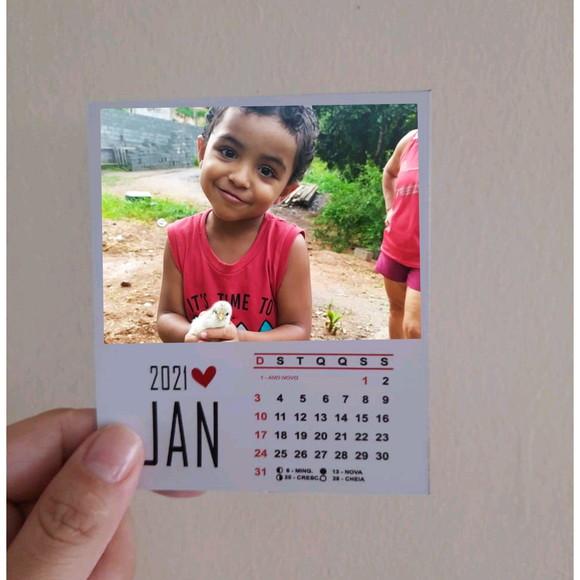Calendário Polaroid