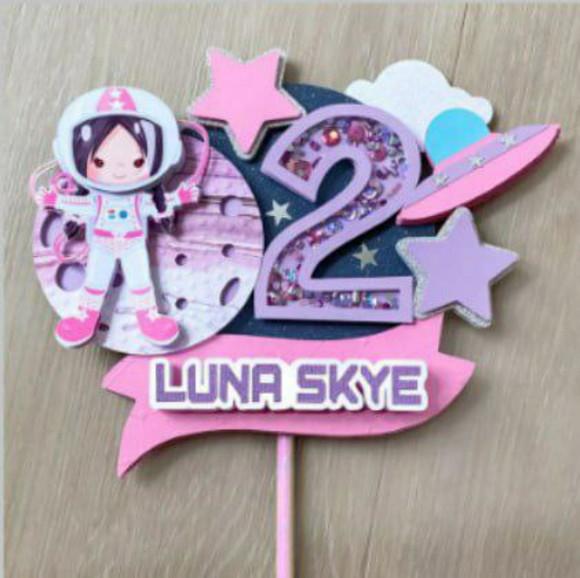 Topo Menina Astronauta 0906