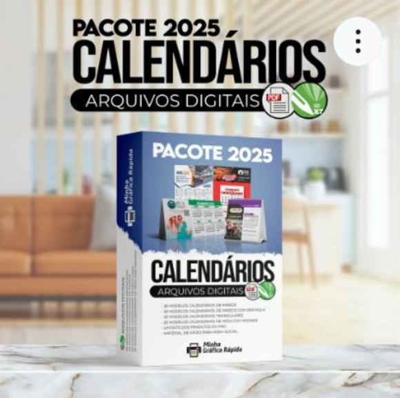 Pacote Calendários 2025