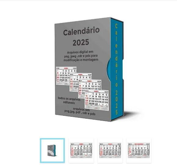 Calendário 2025 - 9968