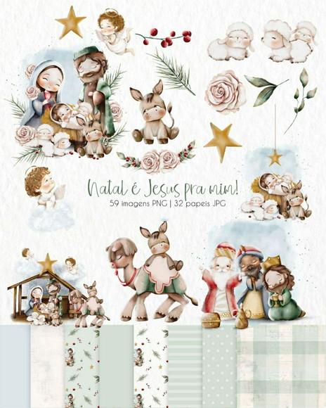 Papel Natal de Jesus 001069