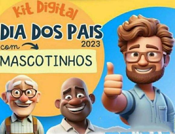 Kit Digital Mascote Dia dos Pais