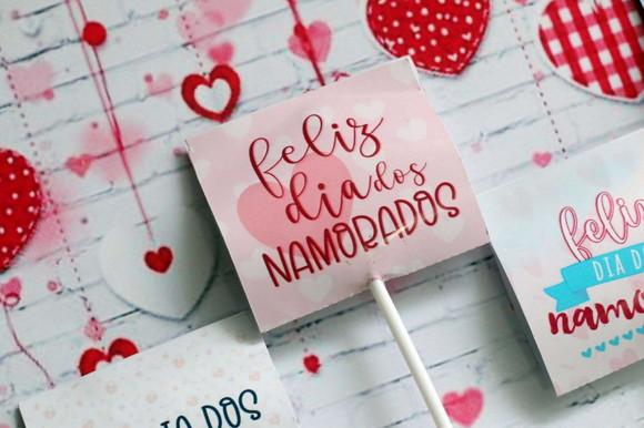 Pirulito Dia dos Namorados