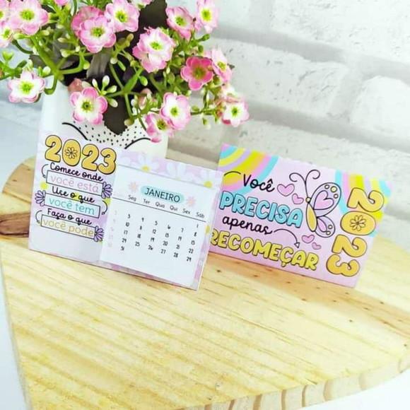 Mini Calendário 2023 Recomeçar
