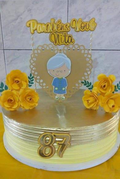 Topo Vovó Amarelo