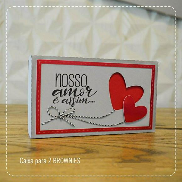 Cx Brownie Nosso Amor