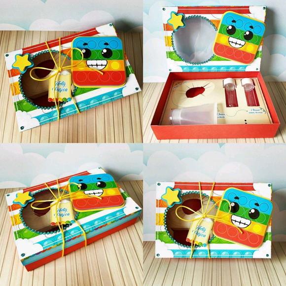 Kit Mini Confeiteiro Pop It Masc