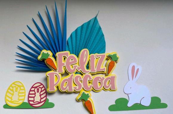 Topo Plisado de Páscoa