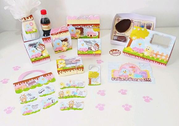 Kit Páscoa Divertida Galinha Pint