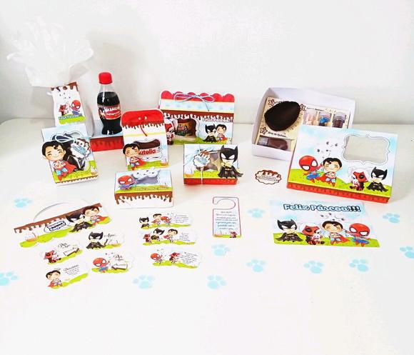 Kit Páscoa Divertida Heróis