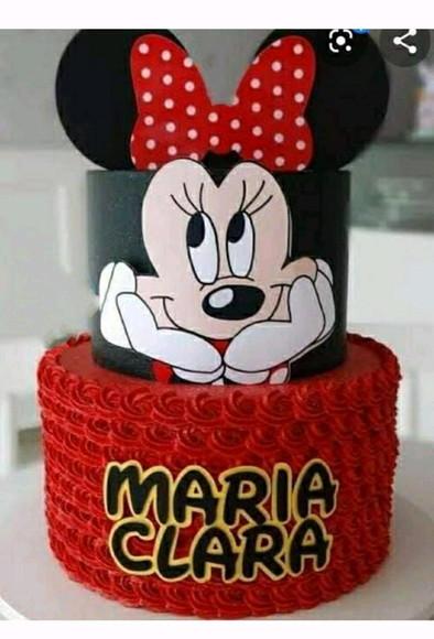 Topo Minnie Vermelha