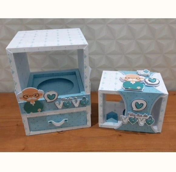 Porta Caneca com Gaveta Vovô 0002