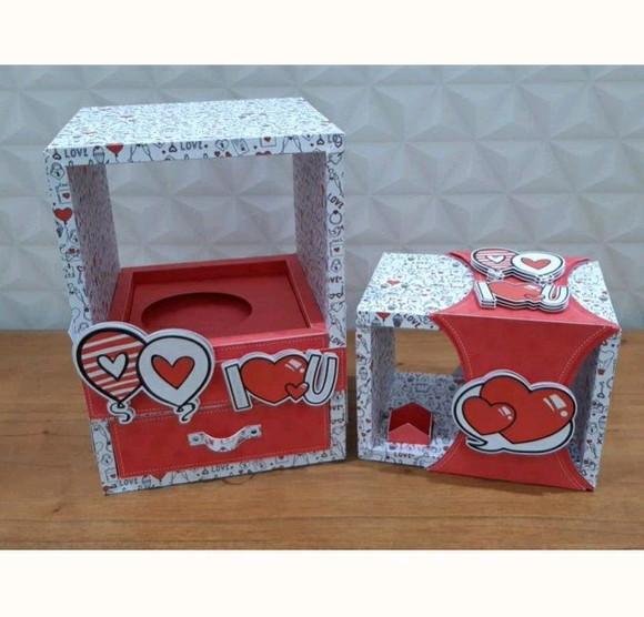 Porta Caneca c/ Gaveta Love 0002