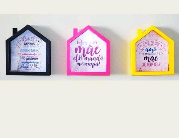Moldura Casinha de Mãe 3d