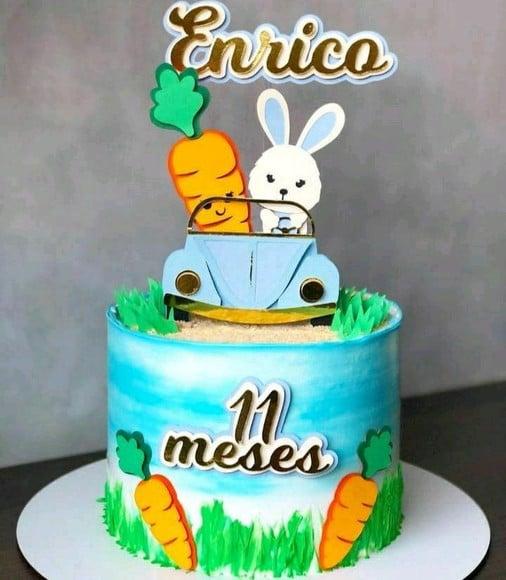 Topo de Bolo Páscoa Coelhinho