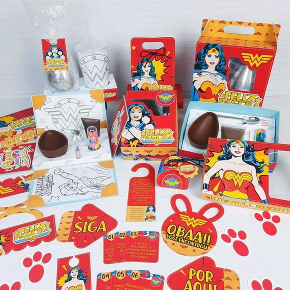 Kit Páscoa Mulher Maravilha