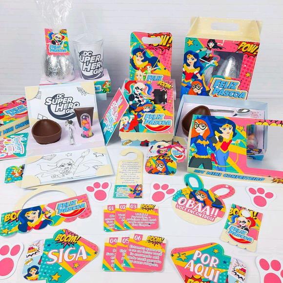 Kit Páscoa Dc Super Hero Girl
