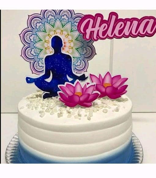 Topo de Bolo Zen