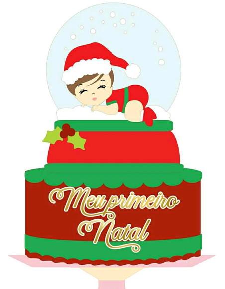 Topo de Bolo Natal