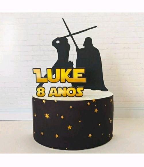Topo de Bolo Star Wars
