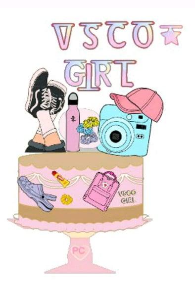 Topo de Bolo Vasco Girls