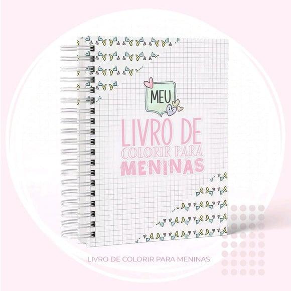 Livro Antiestresse Infantil Menina