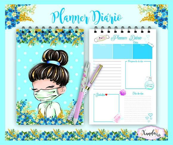 Planner Diário Heróis da Saúde