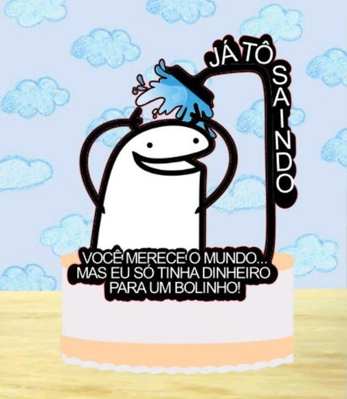Topo de Bolo Flork Chuveiro