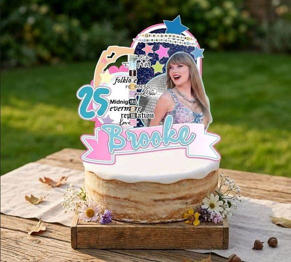 Topo de Bolo Taylor Swift 5