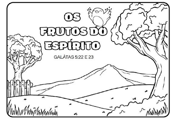 Meu Livro de Colorir os Frutos do Espírito em pdf