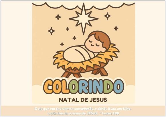 Meu Livro de Colorir o Natal de Jesus em pdf