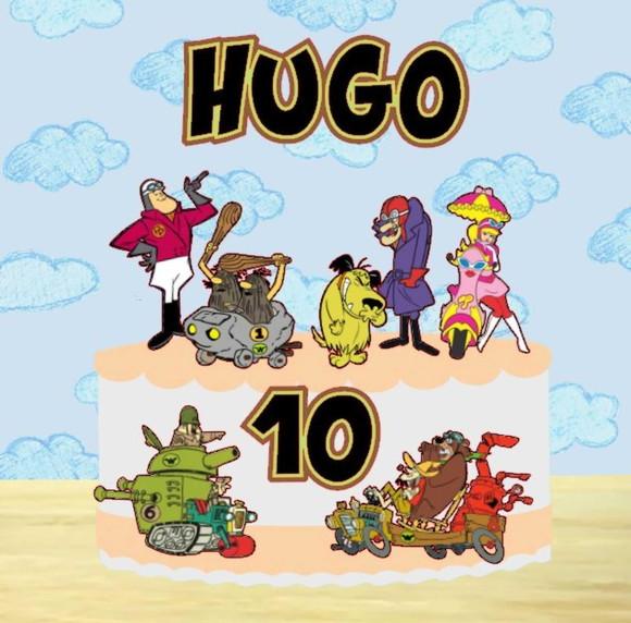 Topo de Bolo Corrida Maluca