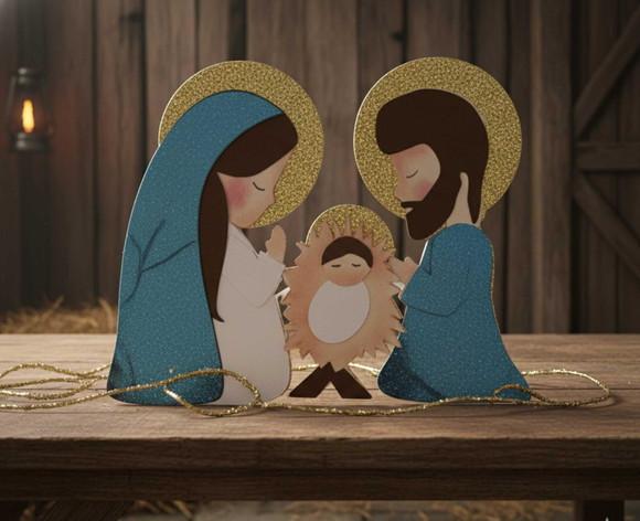 Topo Sagrada Família Camadas Natal
