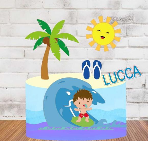 Topo de Bolo Surf 5