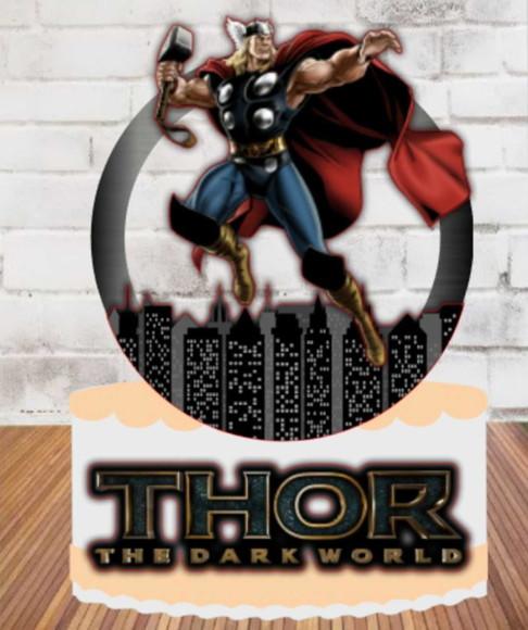 Topo de Bolo Thor 2