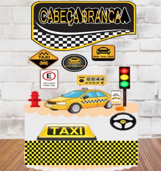 Topo de Bolo Taxista