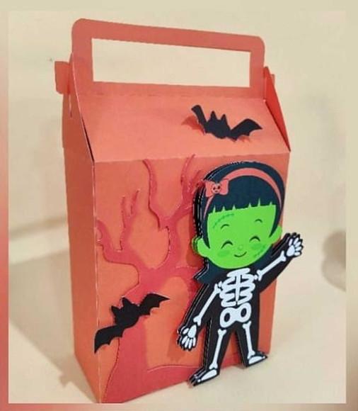 Caixa Halloween Frank Menina