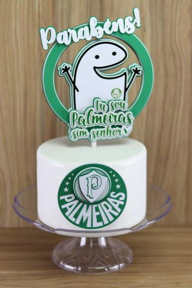 Topo de Bolo Flork Palmeiras